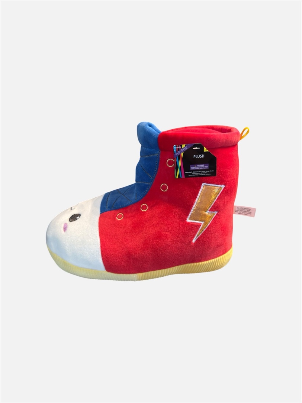 Superhero Plush Boot Slipper Pillow | Soft Novelty Stuffed Plush | New with Tags